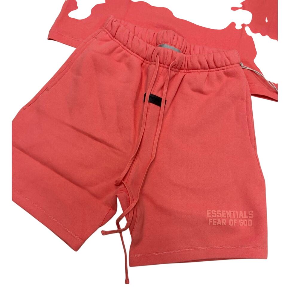 Fear of God Essentials | Coral Shirt & Short Set | NWT - Picture 3 of 4